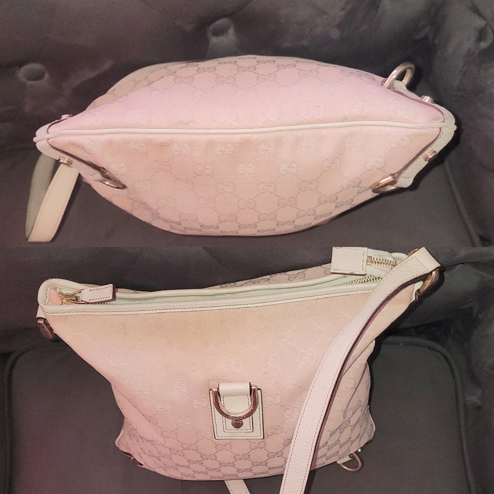 Gucci Monogram Abbey Messenger Pastel Pink Messenger … Gem